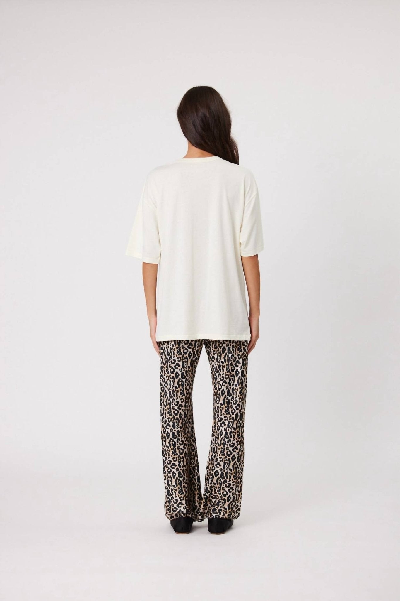 Remain - Nyla Pants - animal - boot - cut - brown