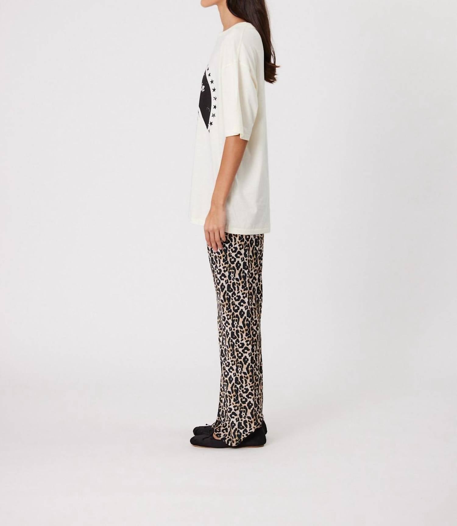 Remain - Nyla Pants - animal - boot - cut - brown
