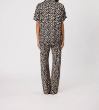 Remain - Nyla Shirt - animal - blouses - brown