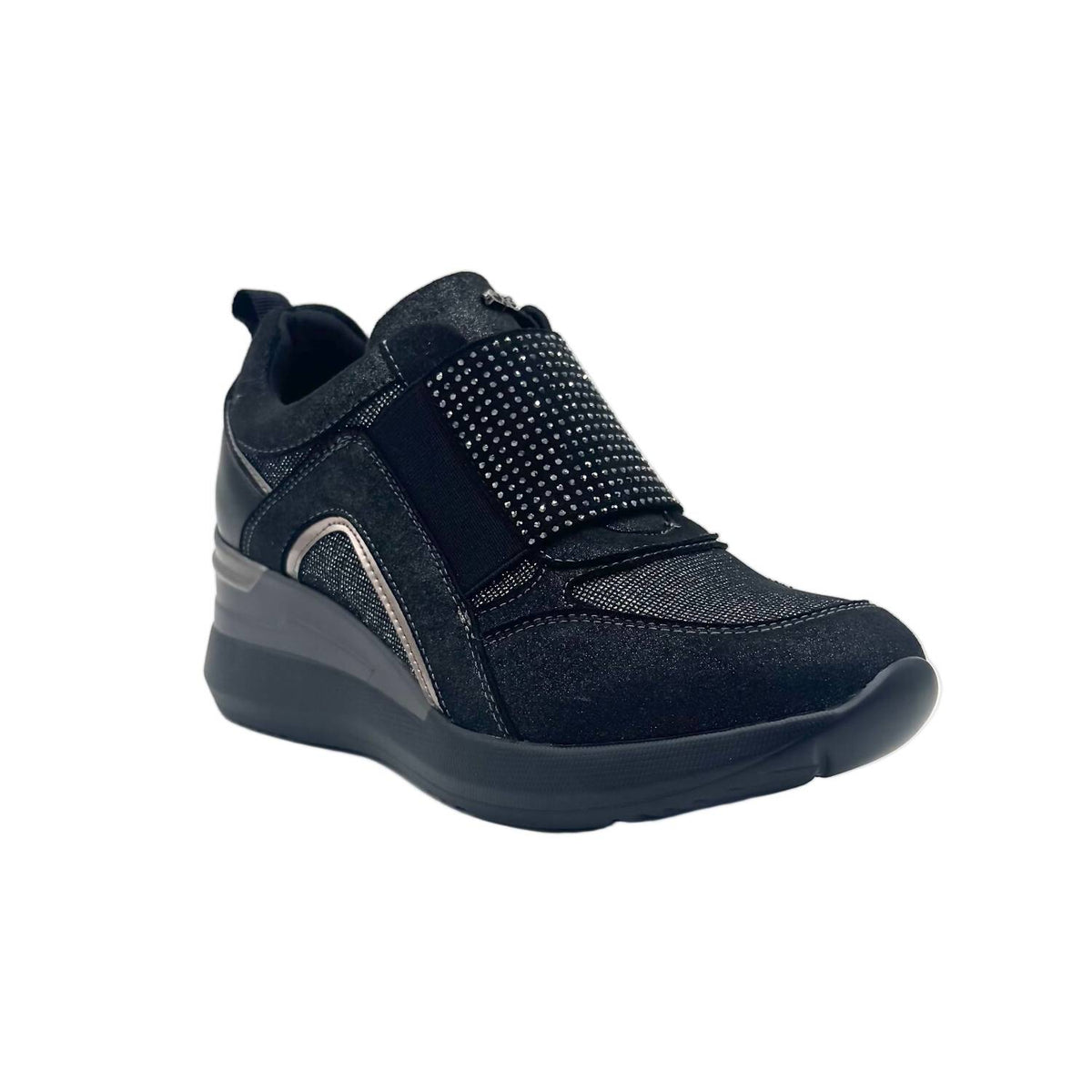 Renato Garini - Women's Sparkle Stretch Sneaker