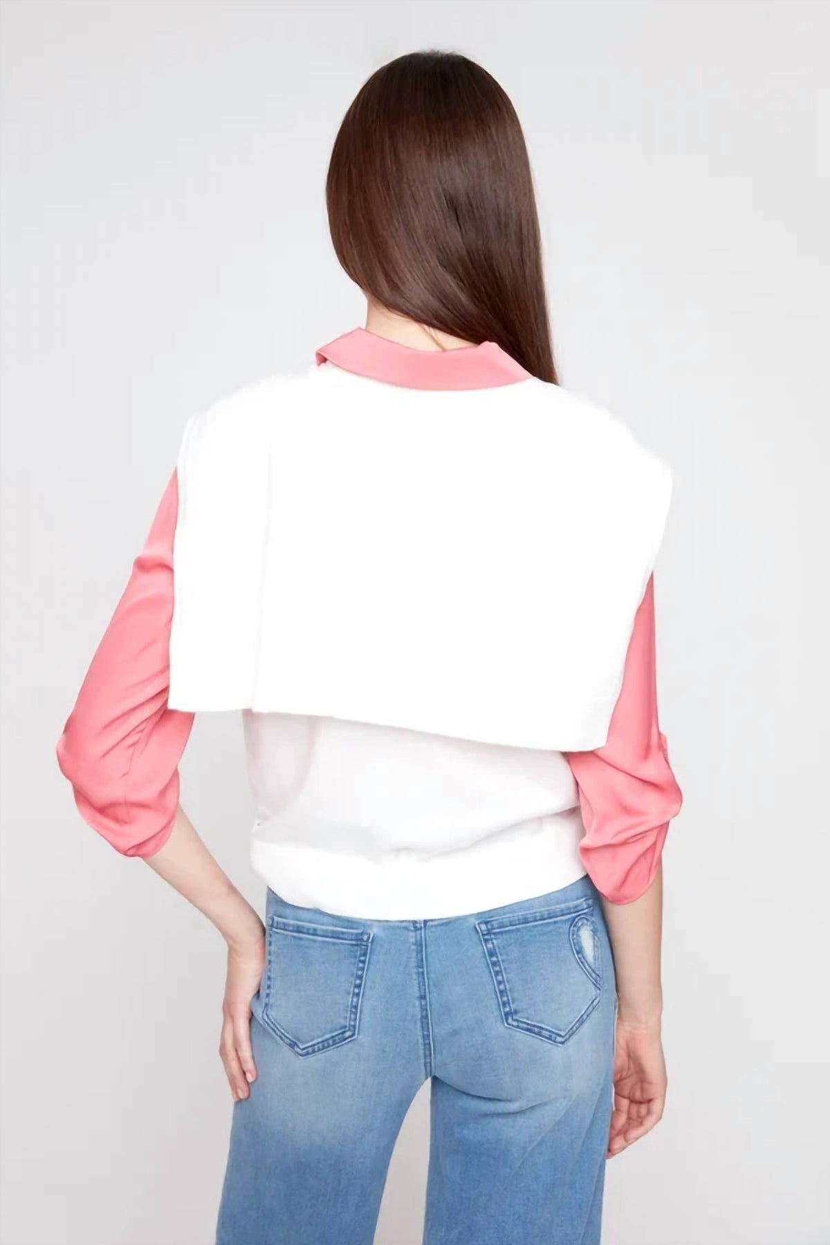 Renuar - Illusion Knit Layered Vest