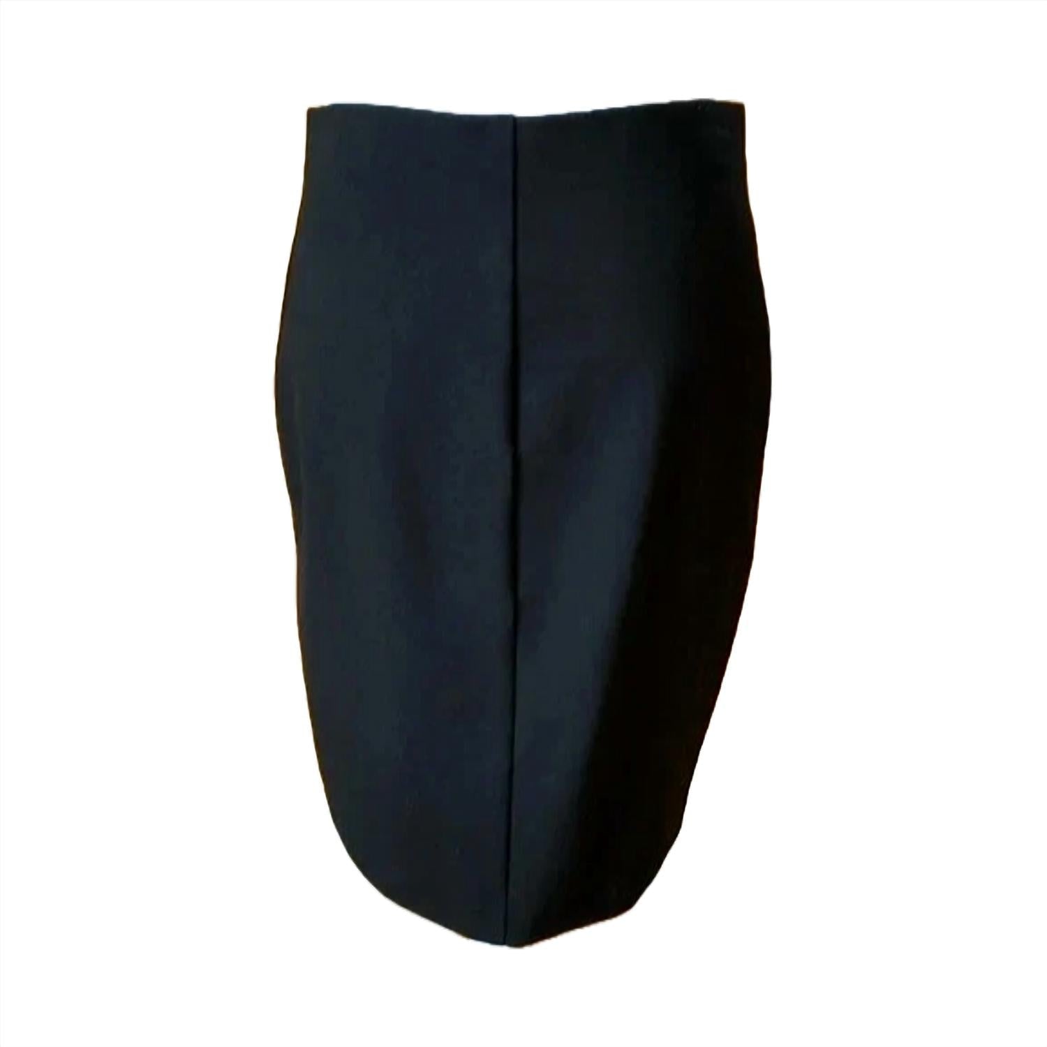 Renuar - Ponte Knit Skirt - black - clothing - mini