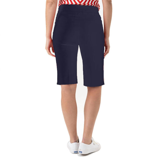 Renuar - Pull On Bermuda Short - bermudas - blue - clothing