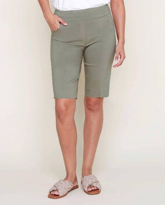 Renuar - Pull On Bermuda Short - bermudas - clothing - green