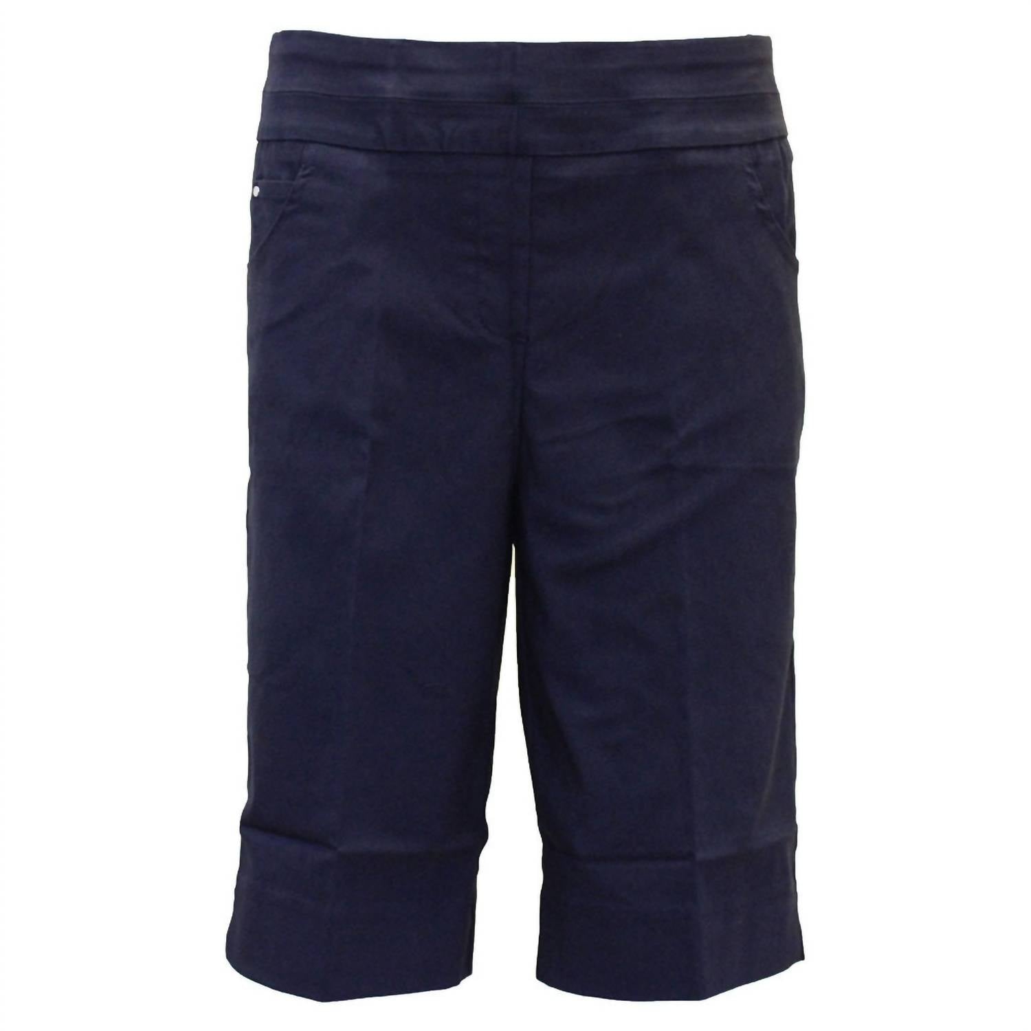 Renuar - Pull On Bermuda Short - bermudas - blue - clothing