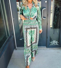 Renuar - Pull On Wide Leg Pant
