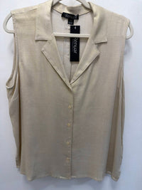 Renuar - Shimmer Sleeveless Button Top