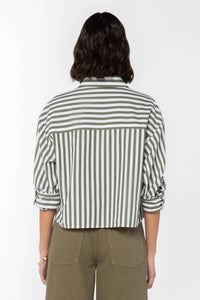 Renuar - Striped Cotton Blouse