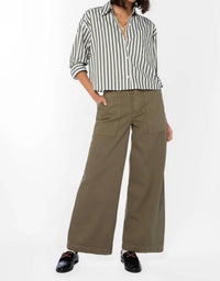 Renuar - Striped Cotton Blouse