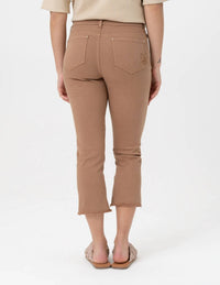 Renuar - Tencel Blend Embroidered Crop Pants