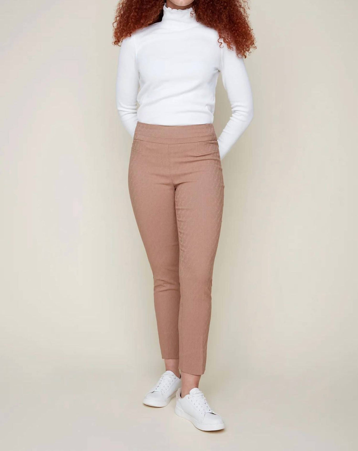 Renuar - Textured Ankle Pants