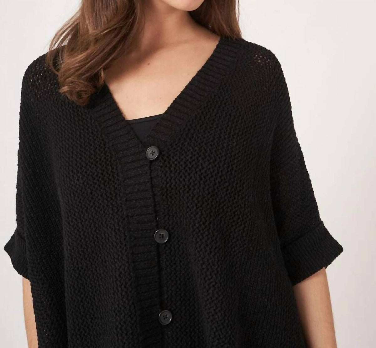 Repeat Cashmere - Oversized Crochet Cardigan