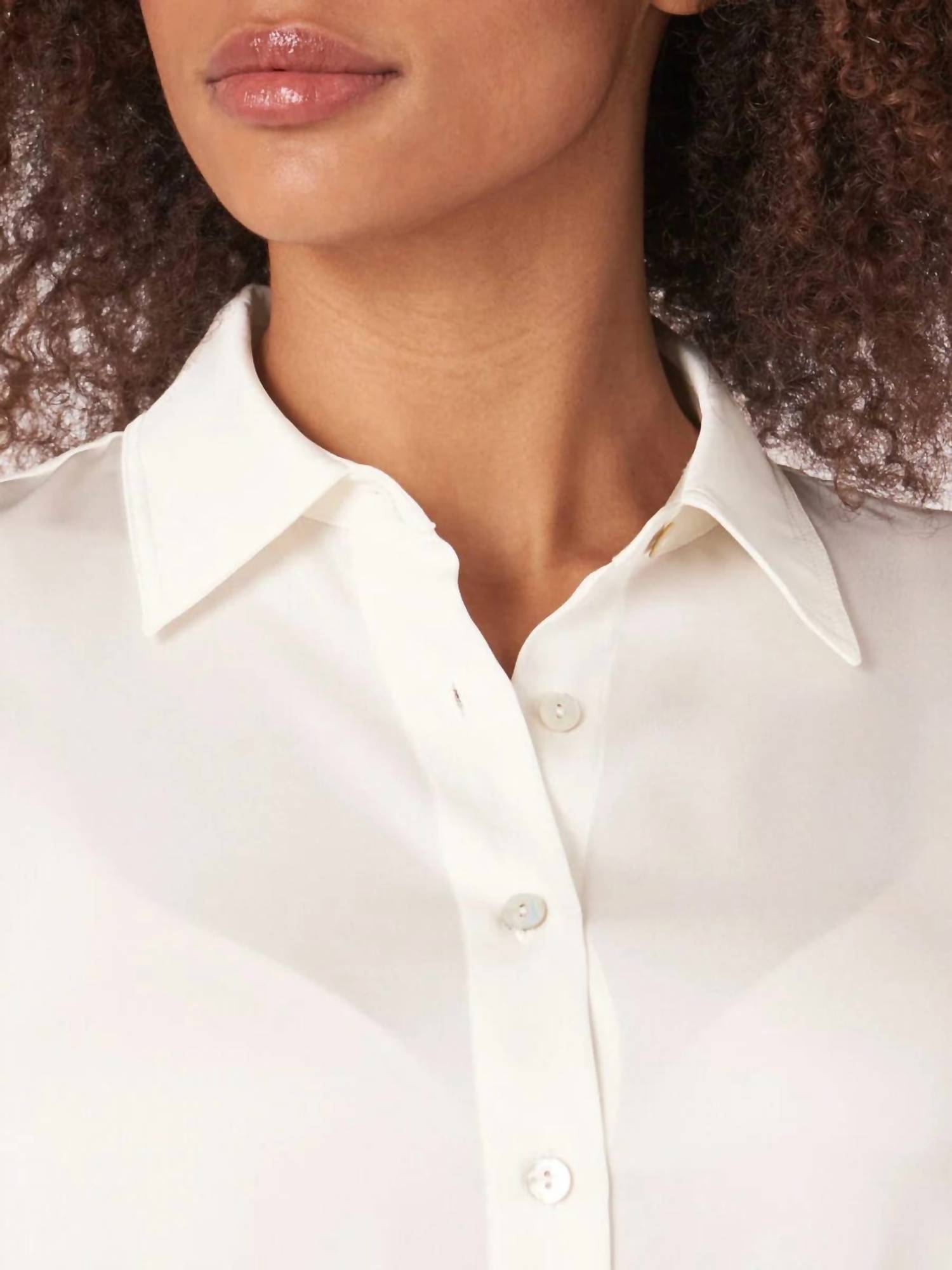 Repeat Cashmere - Silk Shirt With Side Slits - button - down - shirts - clothing - shirts