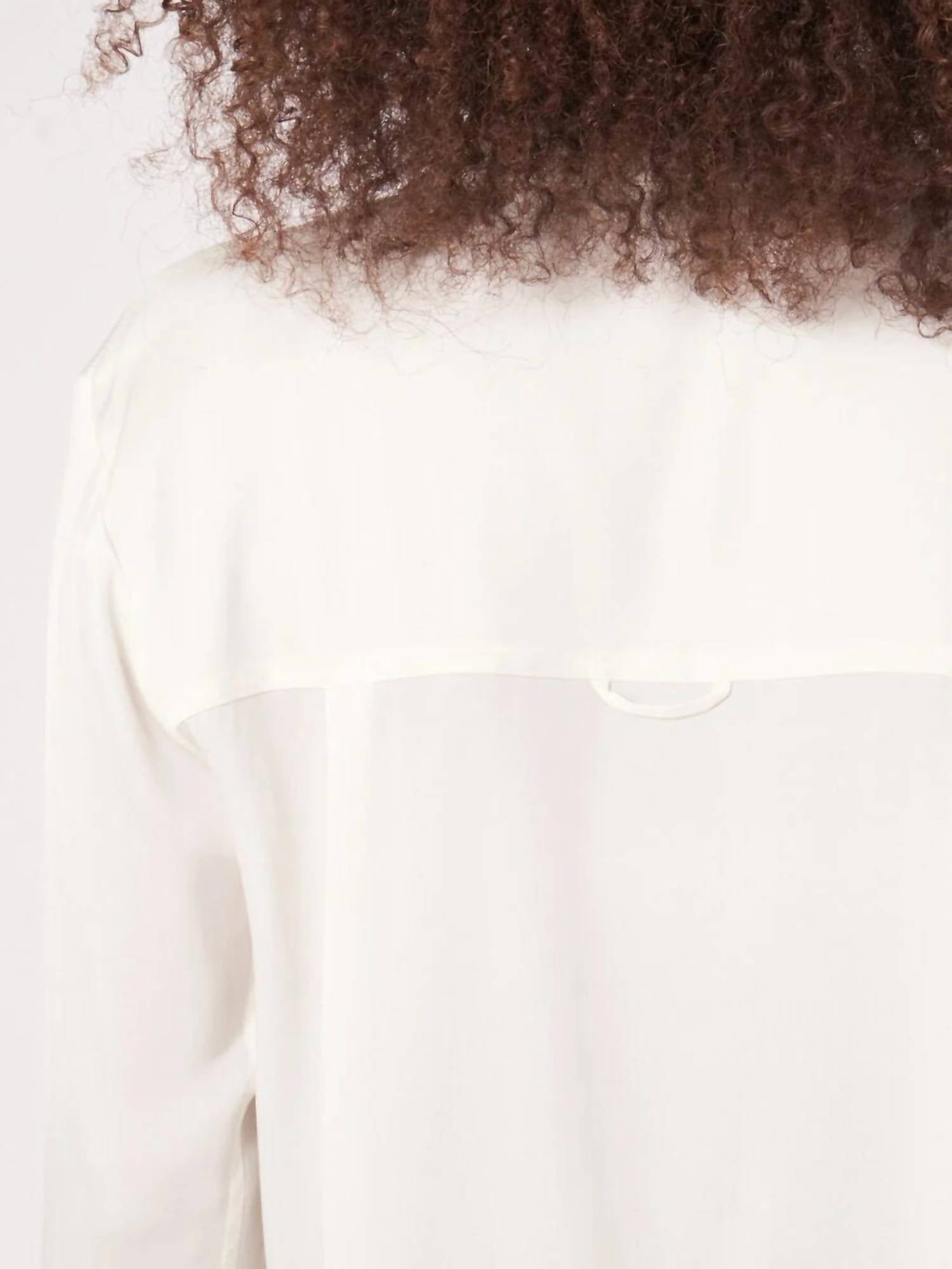 Repeat Cashmere - Silk Shirt With Side Slits - button - down - shirts - clothing - shirts