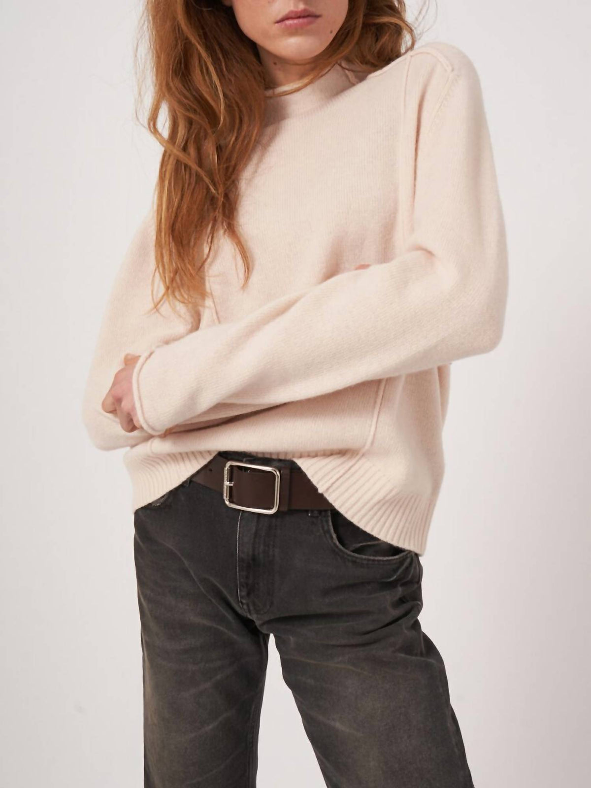 Repeat Cashmere - Wool Sweater With Seam Details