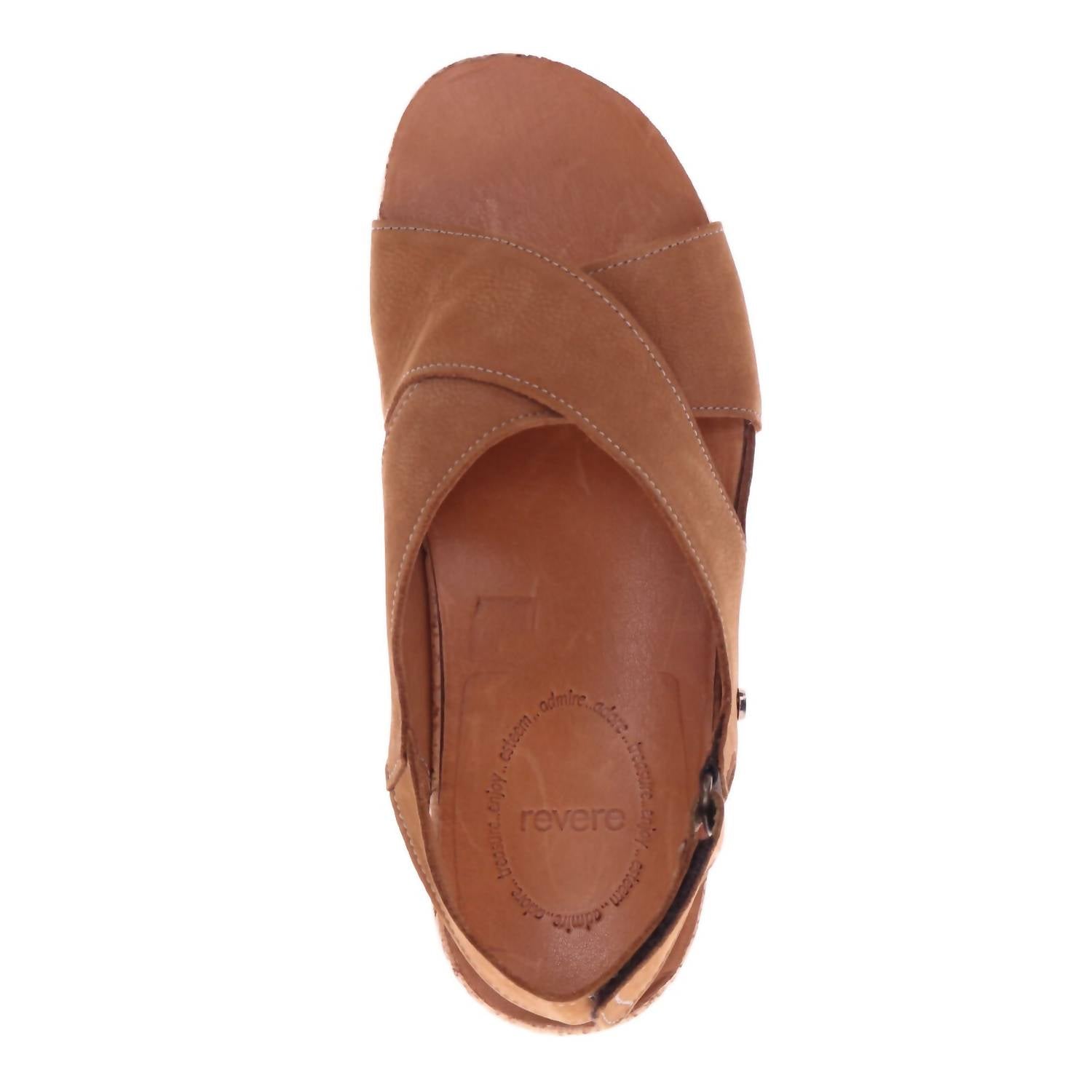 Revere - Cottesloe Back Strap Sandal - brown - directbrandpartner - leather