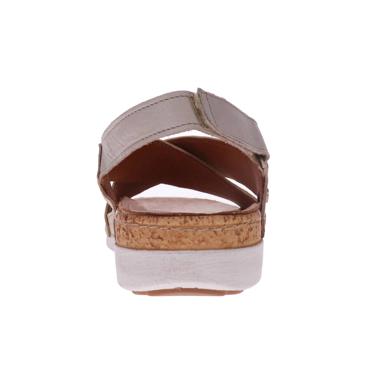 Revere - Women's Cottesloe Back Strap Sandal - gold - leather - sandals