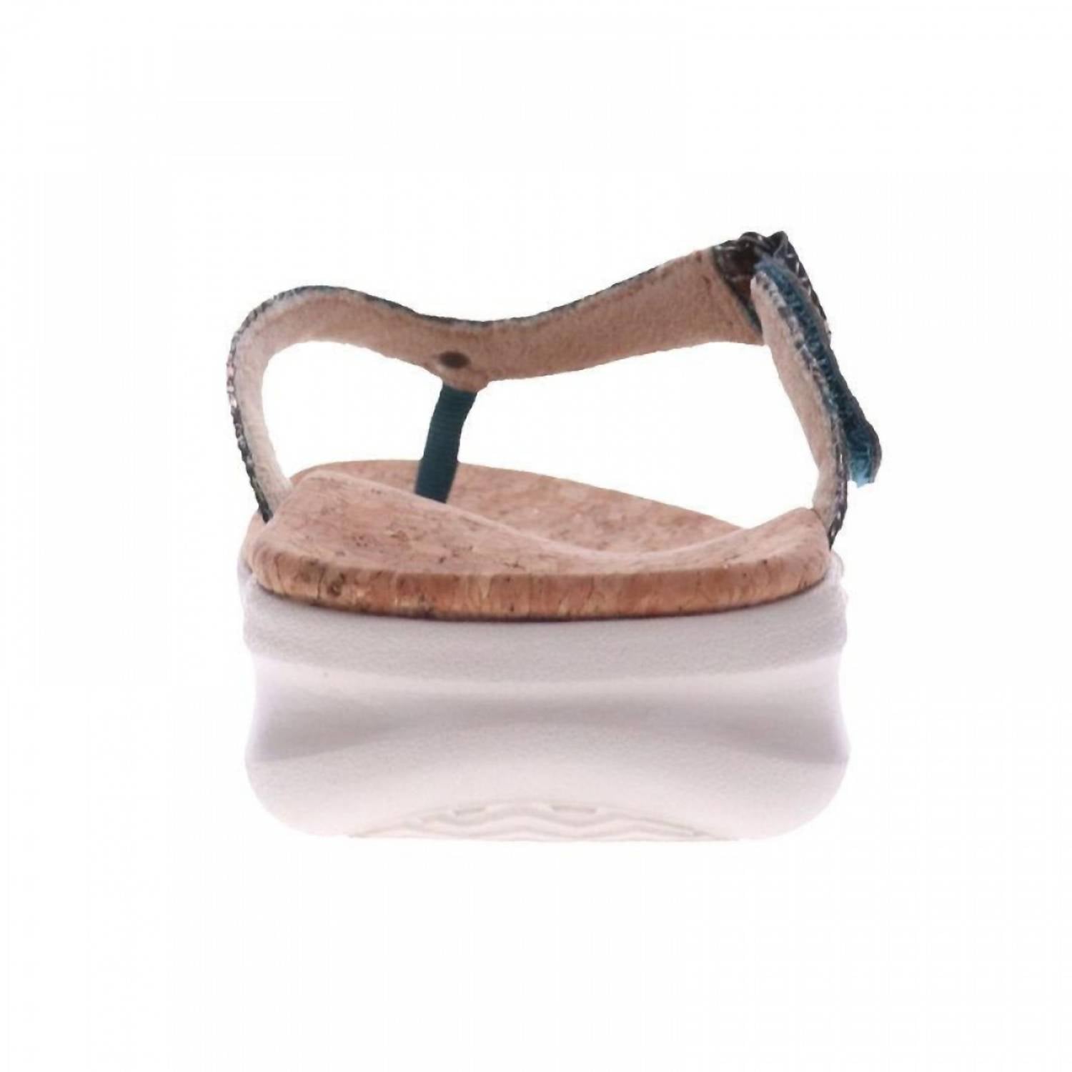Revere - Women's Napoli Flip Flop Sandal - blue - sandals - shoes