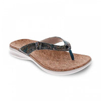 Revere - Women's Napoli Flip Flop Sandal - blue - sandals - shoes