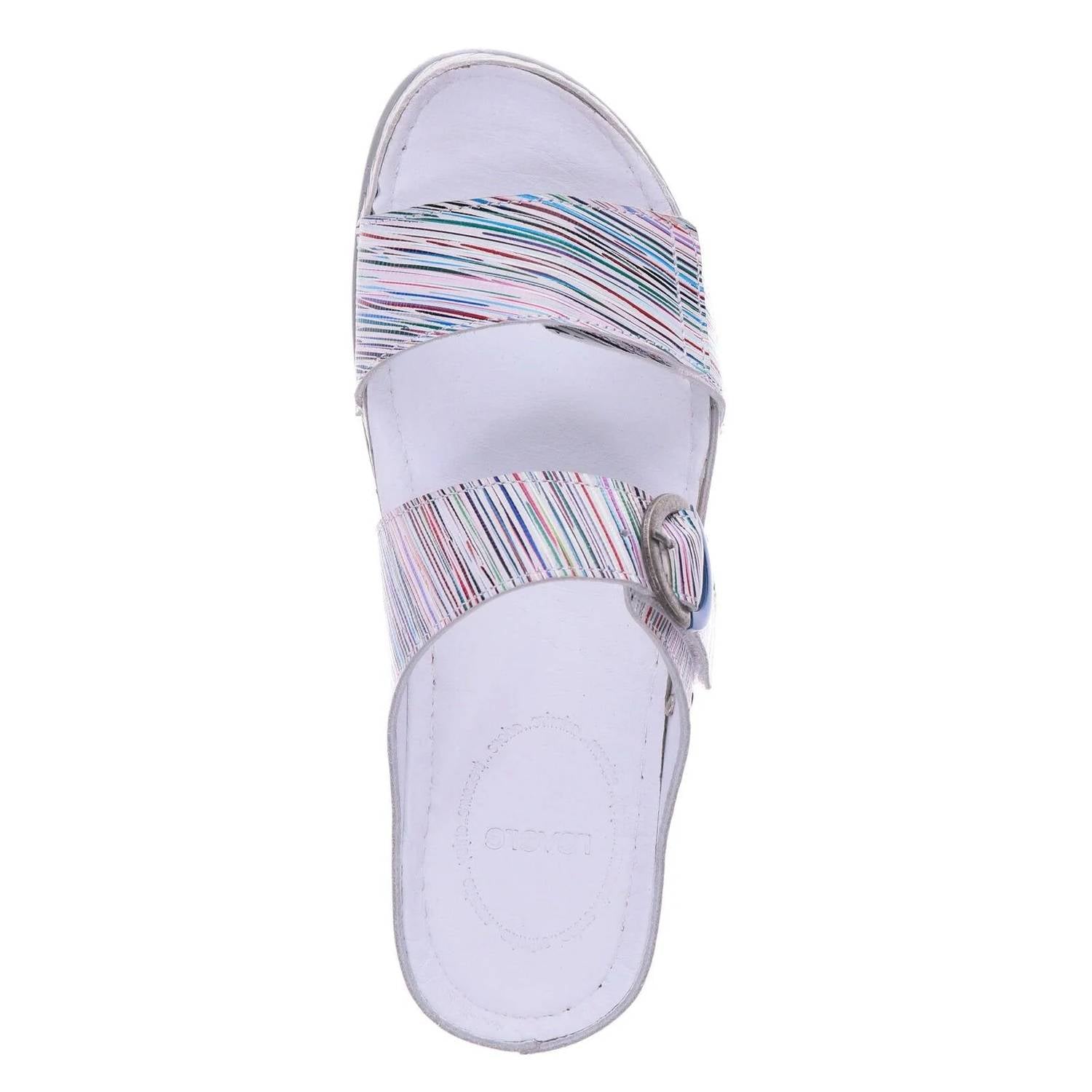 Revere - Women's Palma 2 Strap Slide Sandal - leather - sandals - shoes