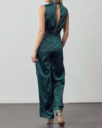 Reveuse - Pleated Front Details Jumpsuit