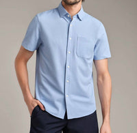 Rhone - Commuter Seersucker Short Sleeve Button Down Shirt