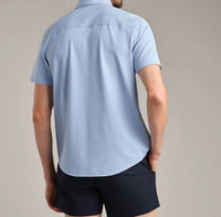 Rhone - Commuter Seersucker Short Sleeve Button Down Shirt