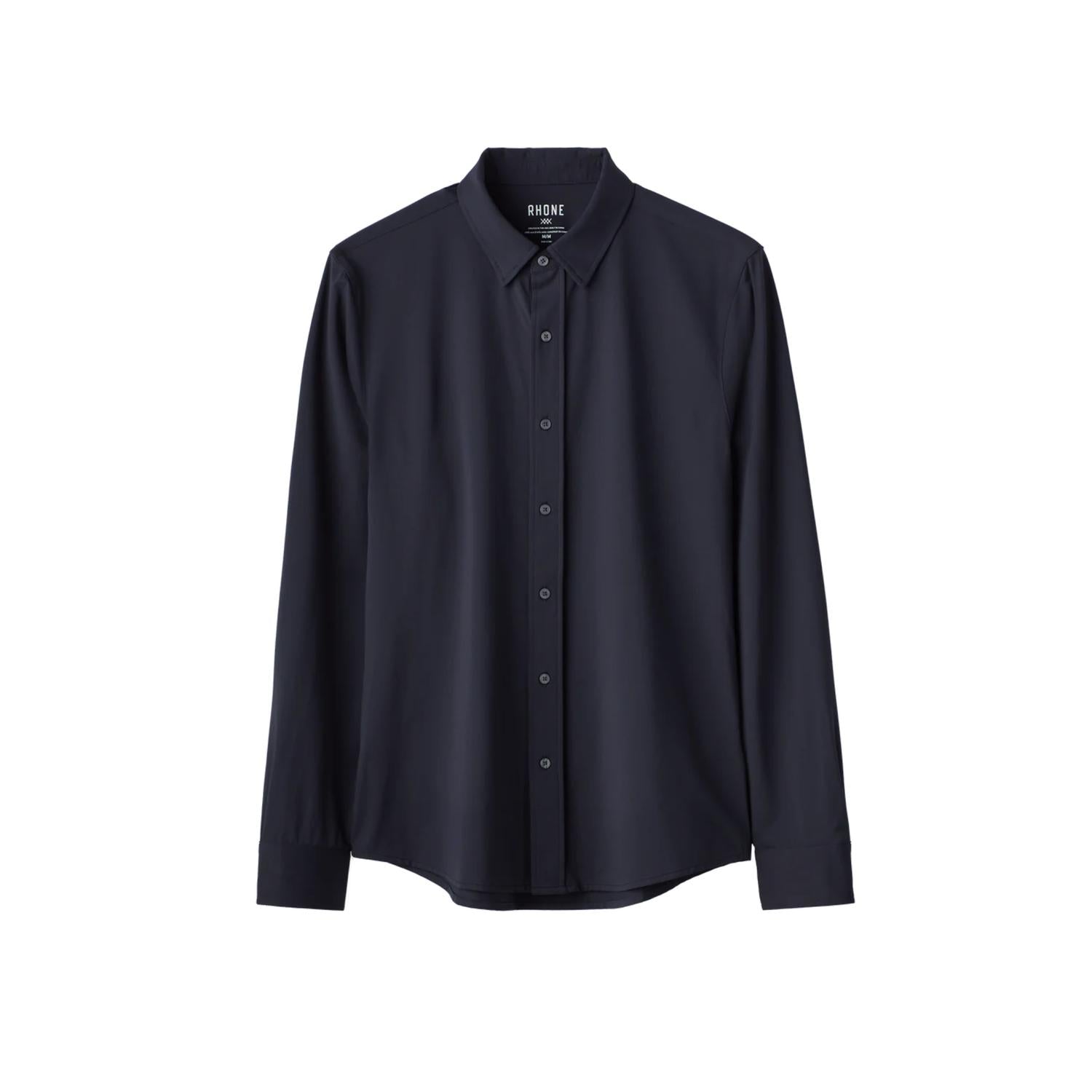 Rhone - Slim Fit Commuter Shirt - black - clothing - dress - shirts