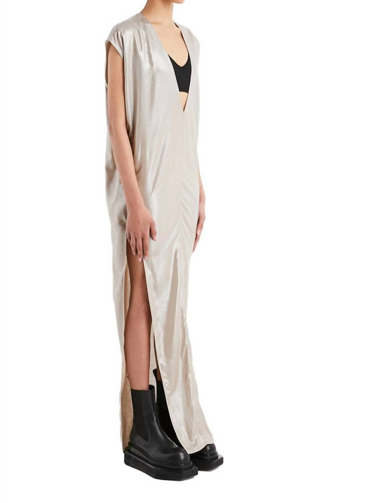Rick Owens - Long V Neck Gown