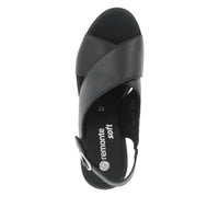 Rieker - Women's Cross Strap Wedge Sandals