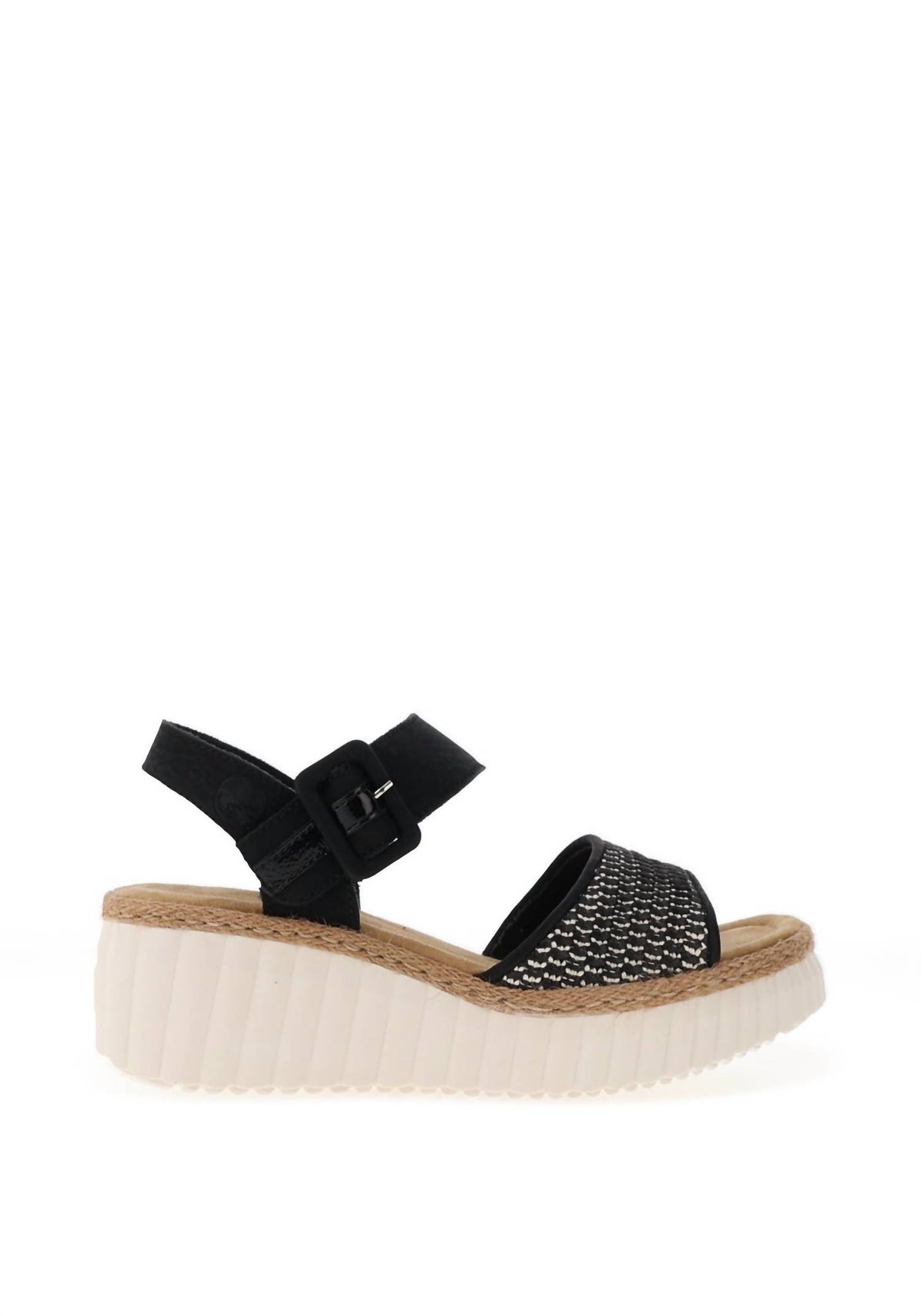 Rieker - Women's Woven Wedge Sandals