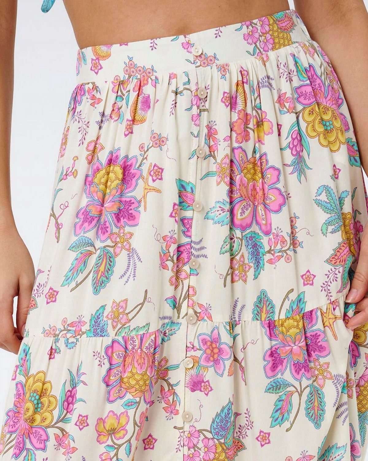 Rip Curl - Half Moon Bay Button Thru Maxi Skirt