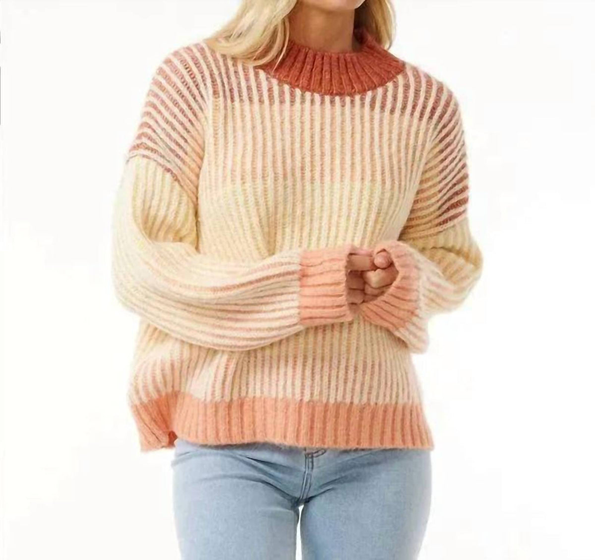 Ripcurl - Soleil Rib Knit Crew Sweater