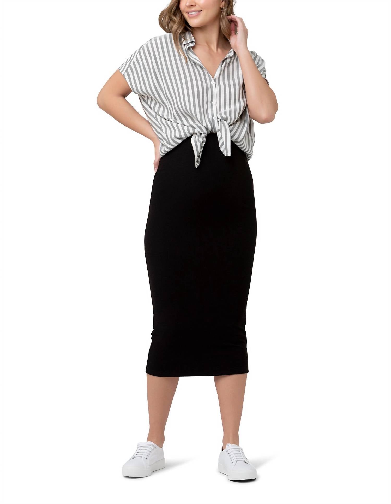 Ripe - Ada Relaxed Maternity Top Shirt - button - down - shirts - clothing - grey