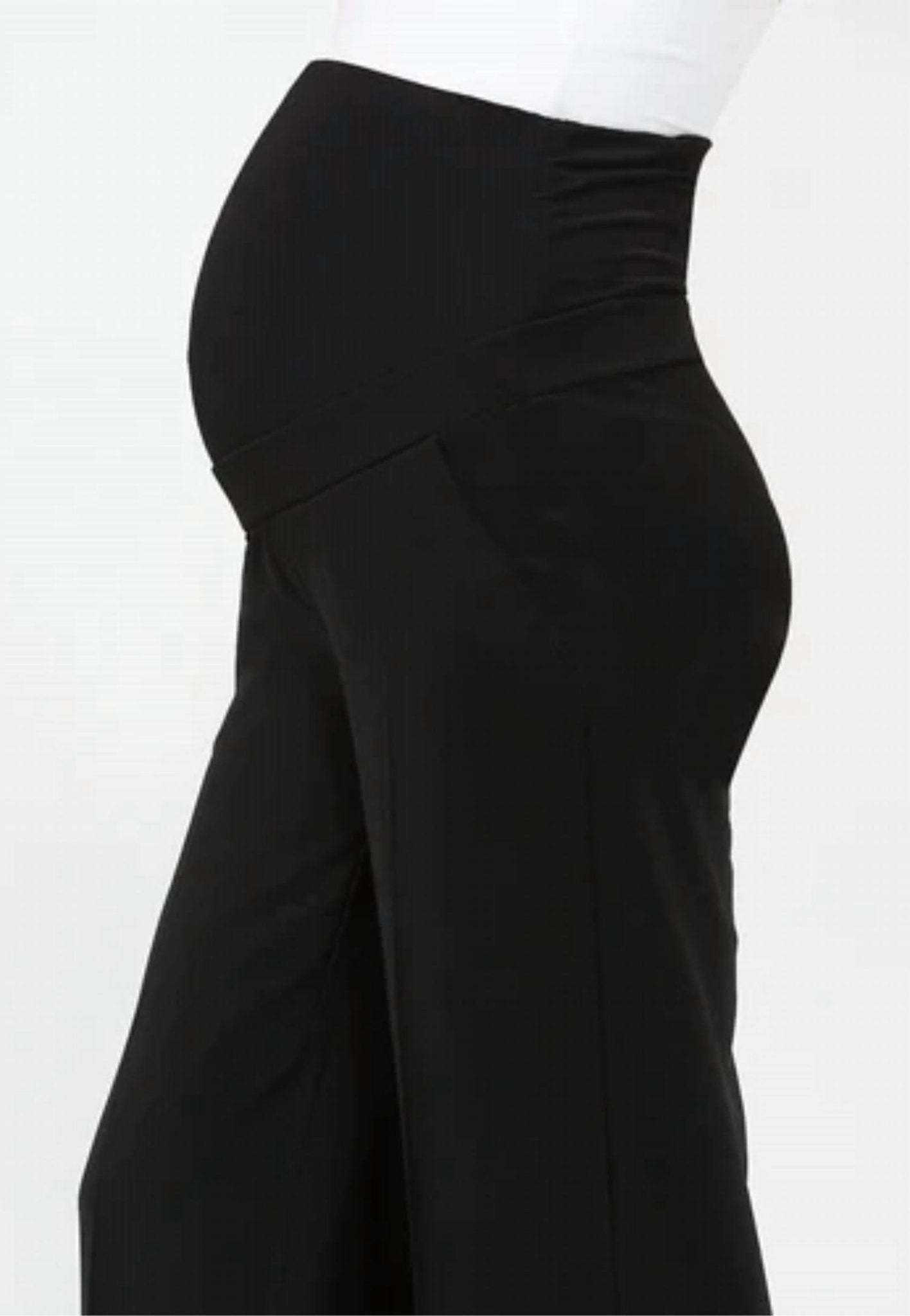 Ripe - Alexa Maternity Wide Leg Pant - black - clothing - pants