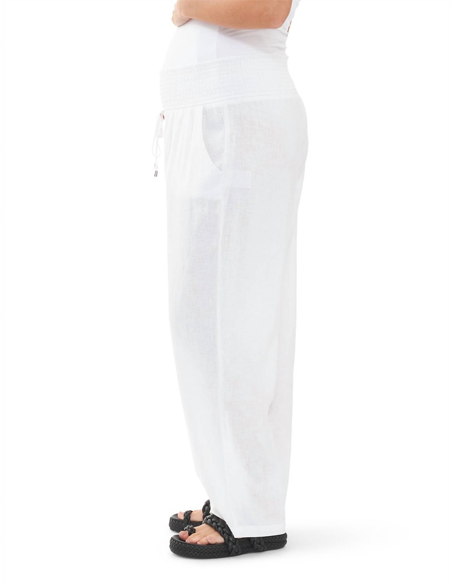 Ripe - Indi Maternity Wide Leg Pant - clothing - pants - solid