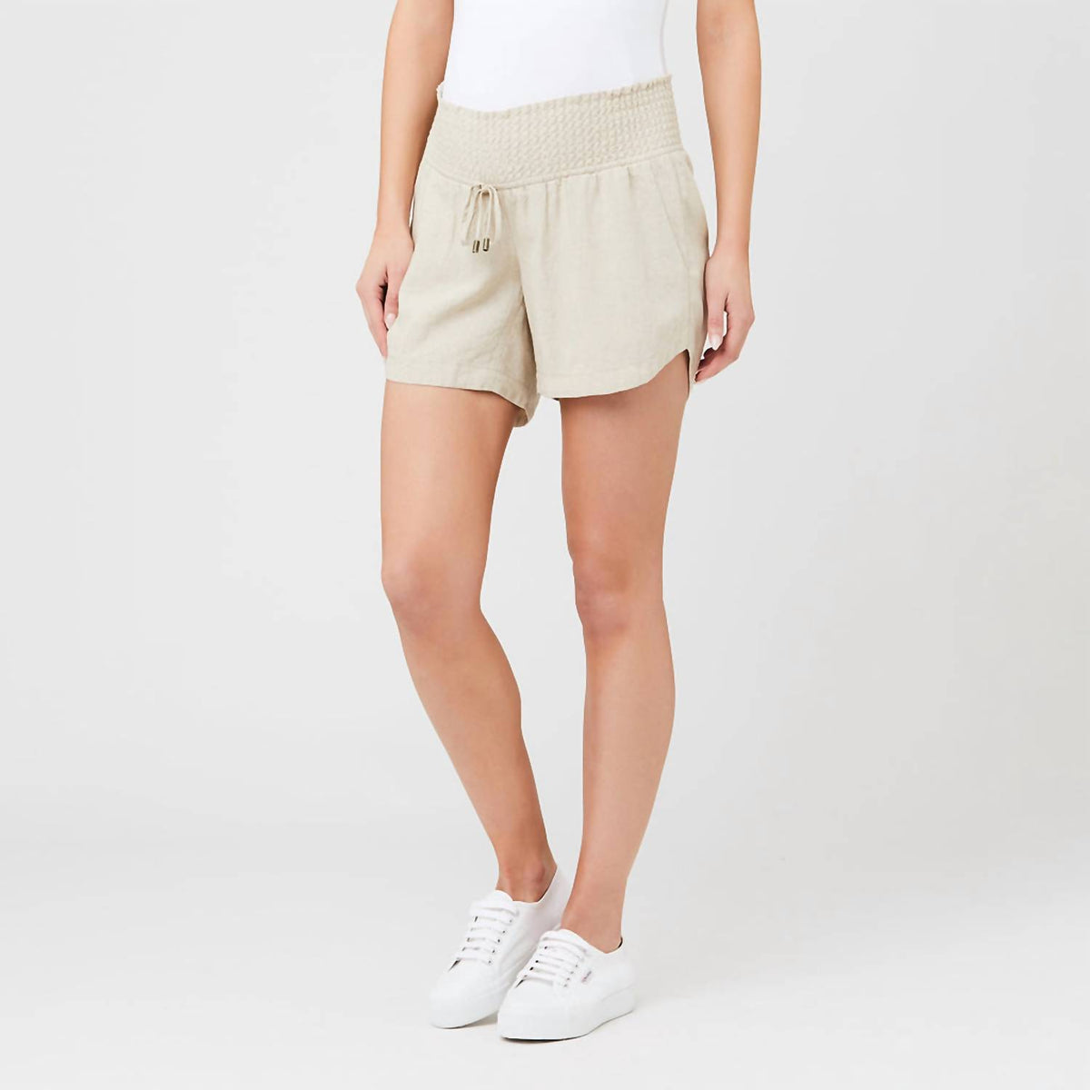 Ripe - Indi Shirred Linen Short