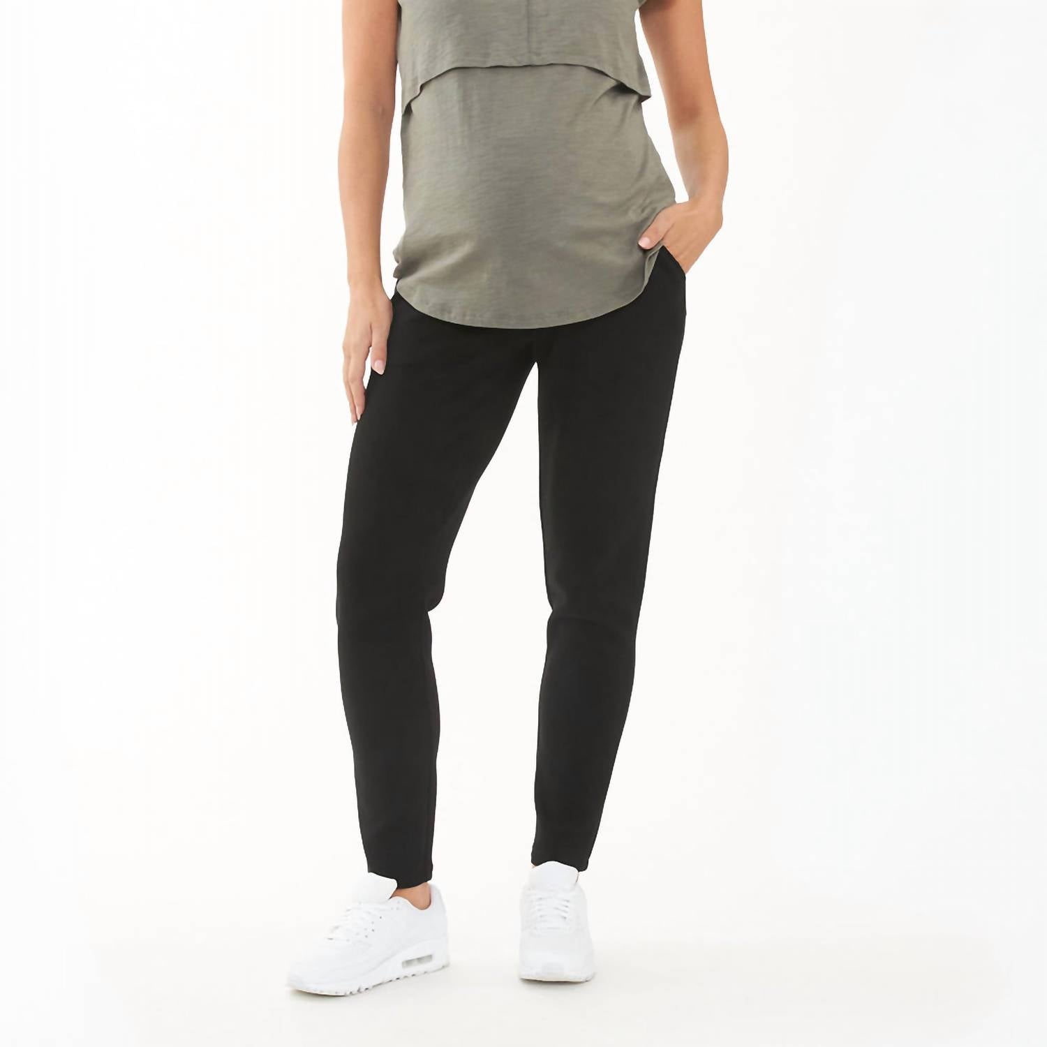 Ripe - Super Soft Scuba Maternity Pant - black - clothing - pants