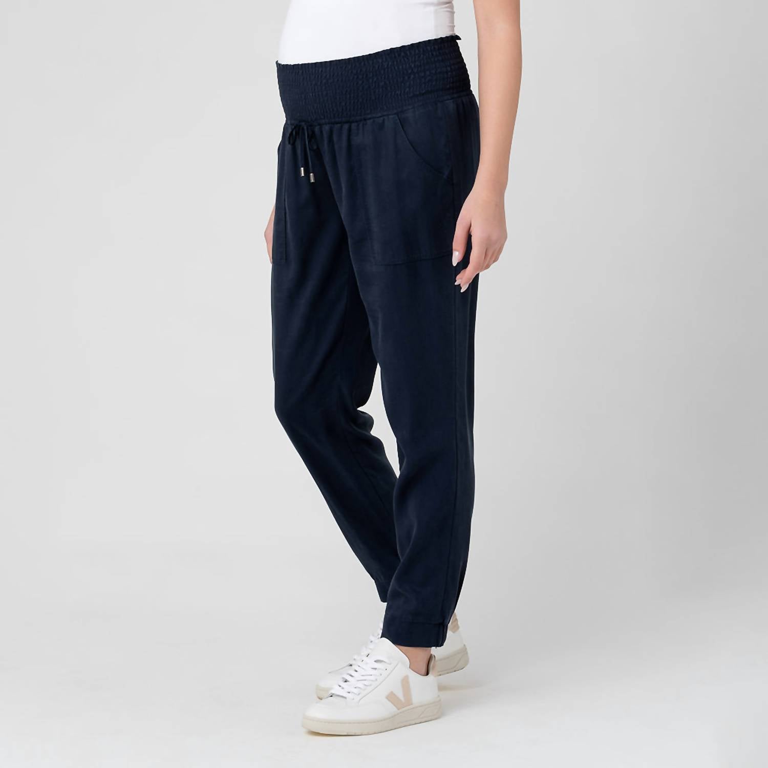 Ripe - Tencel 'off Duty' Maternity Jogger Pant - blue - clothing - joggers