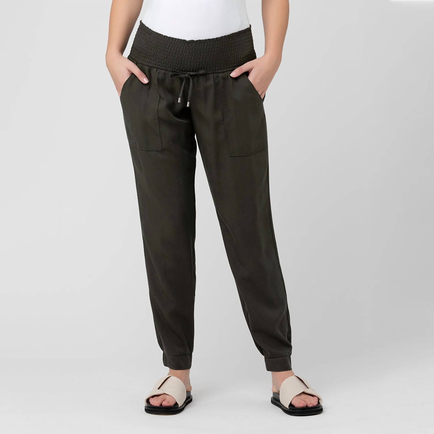 Ripe - Tencel 'off Duty' Maternity Jogger Pant - clothing - green - joggers