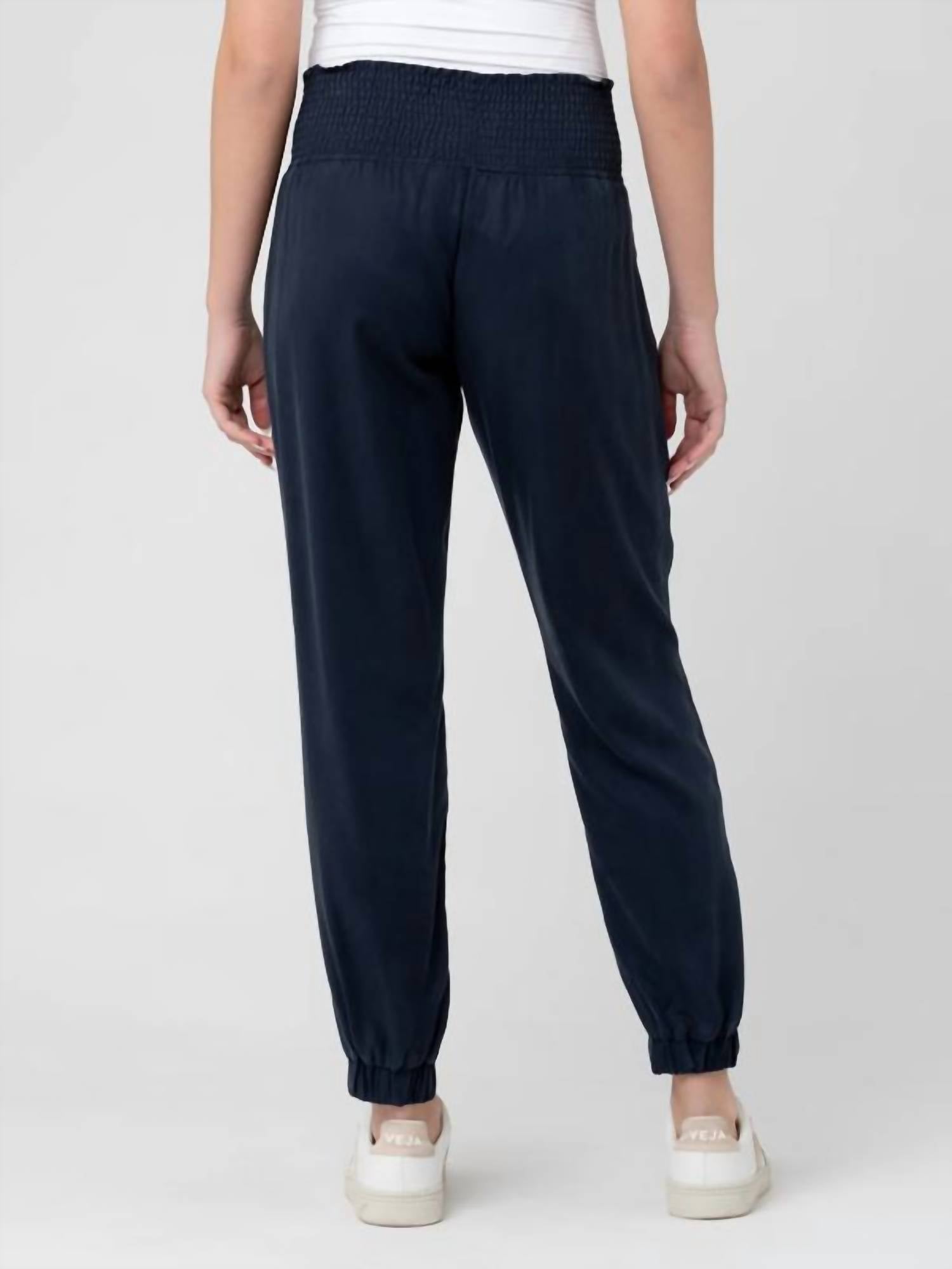 Ripe - Tencel 'off Duty' Maternity Jogger Pant - blue - clothing - joggers
