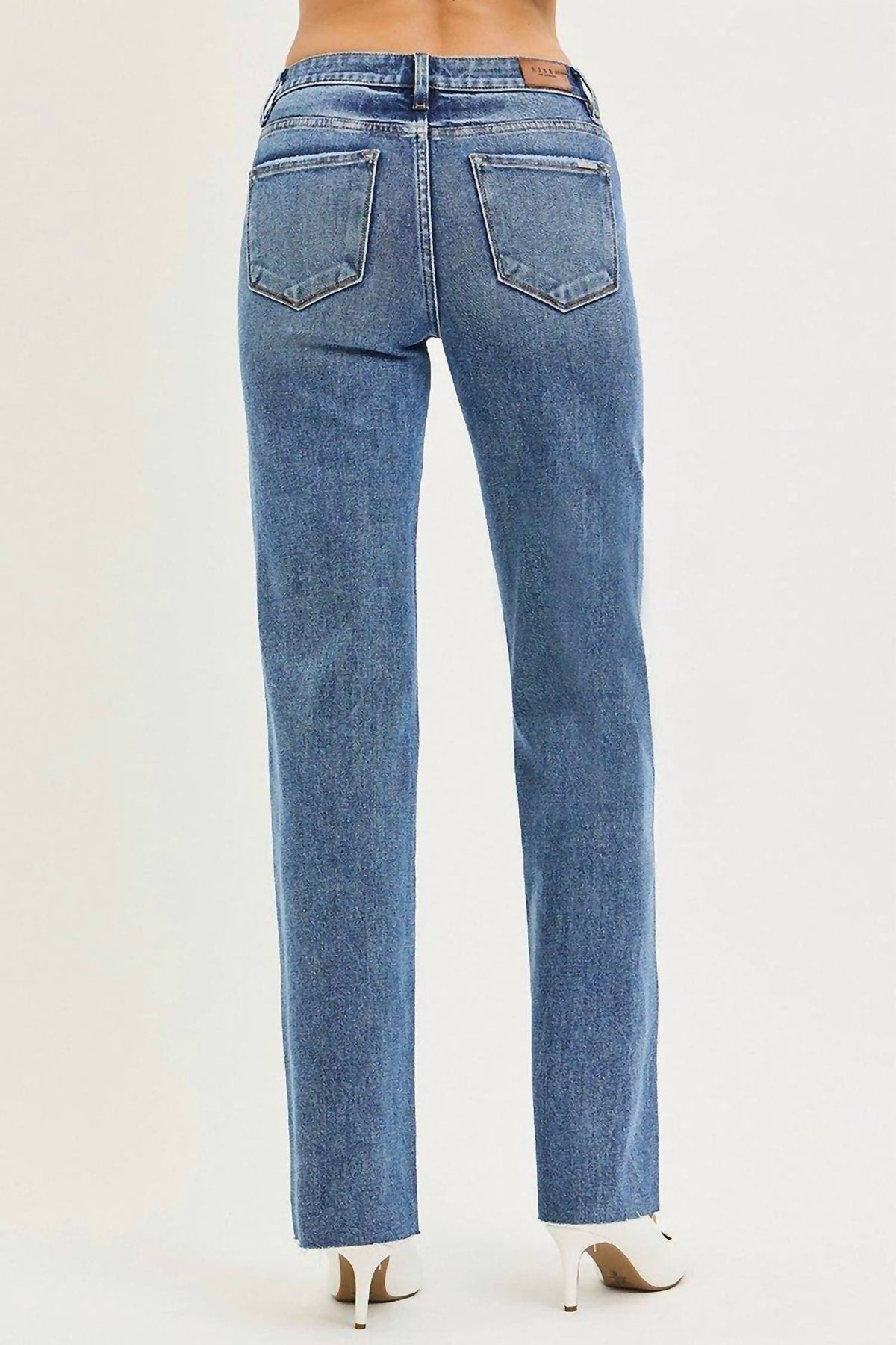 Risen - 4-way Stretch Tummy Control Straight Leg Jeans