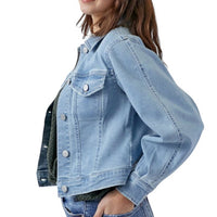 Risen - Balloon Sleeve Denim Jacket