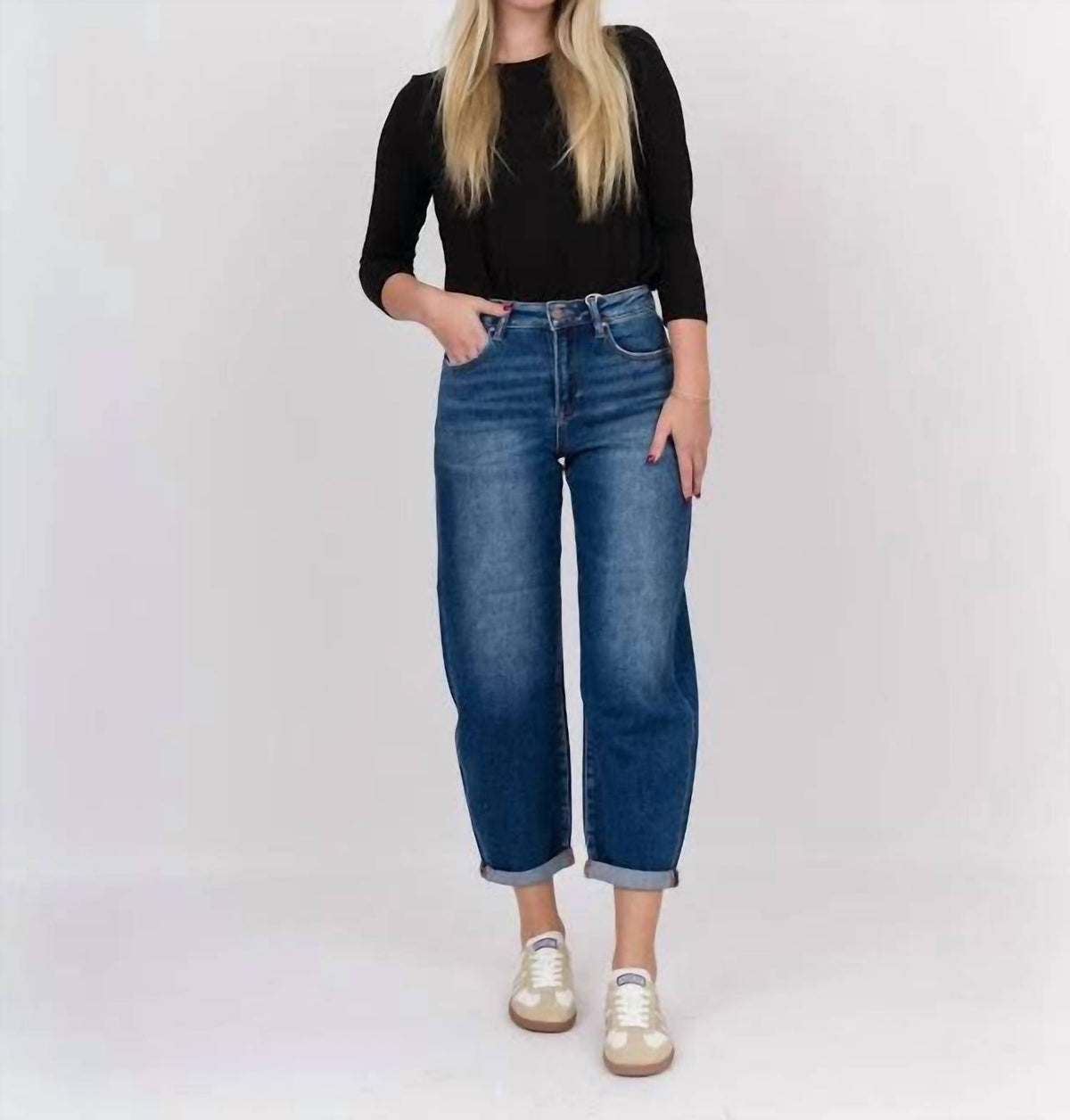 Risen - Barrel Style Jeans