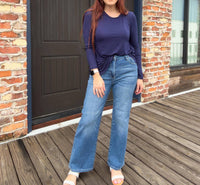 Risen - Chrissy Straight Leg Jeans