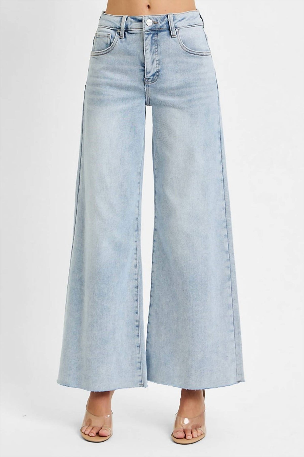 Risen - High Rise Wide Jeans