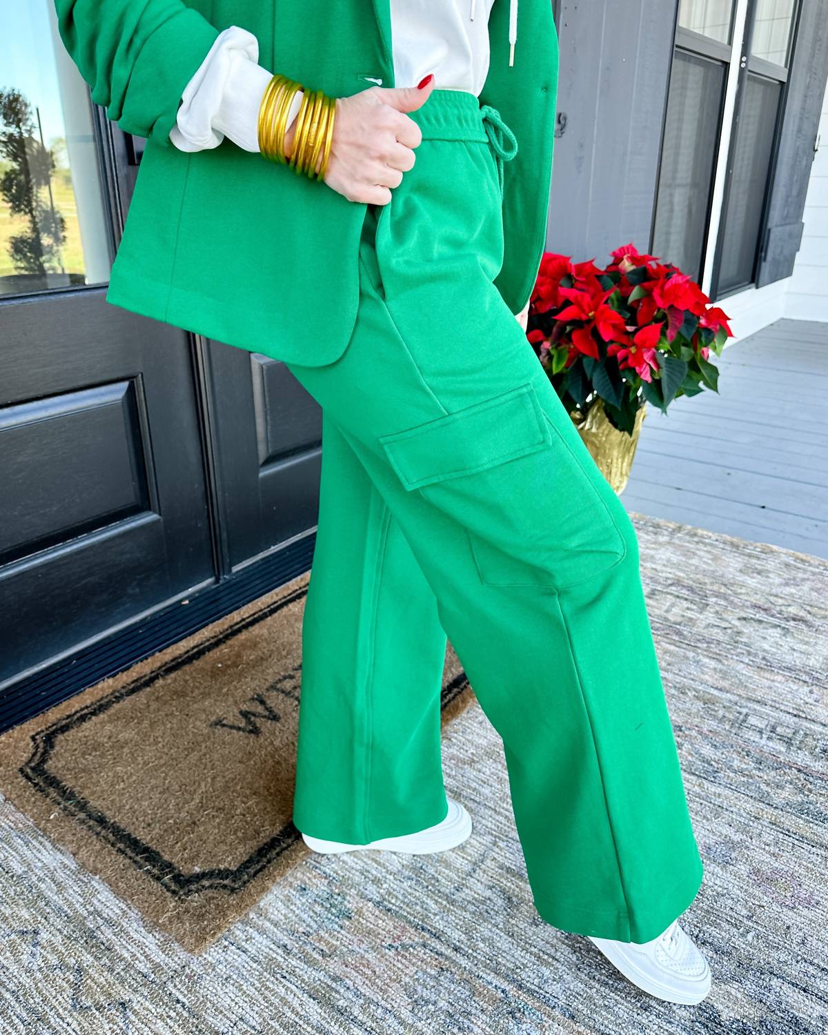 Risen - Kelly Terry Blazer And Pant Set - clothing - green - loungewear