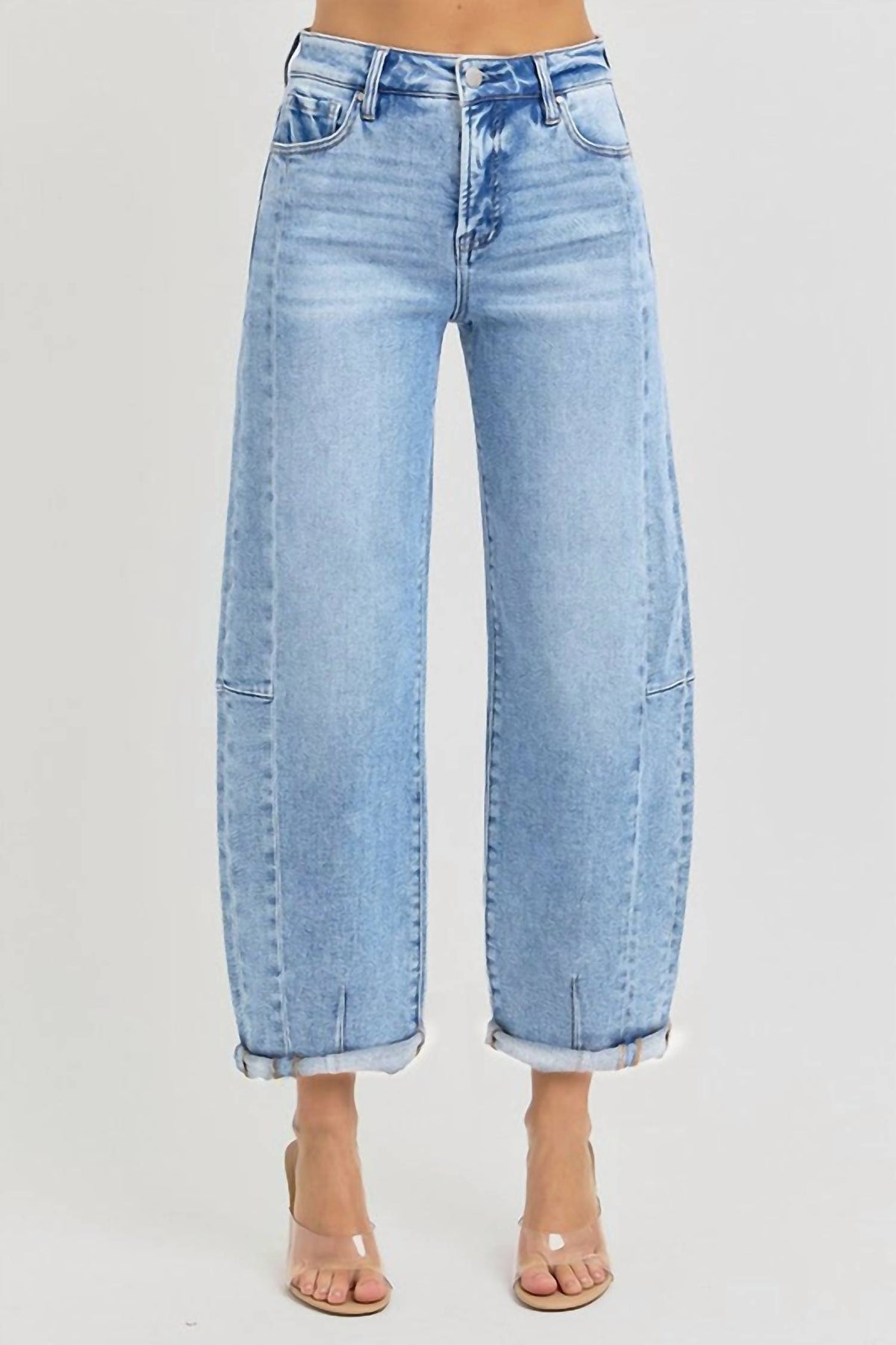 Risen - Kelsey High Rise Barrel Jean