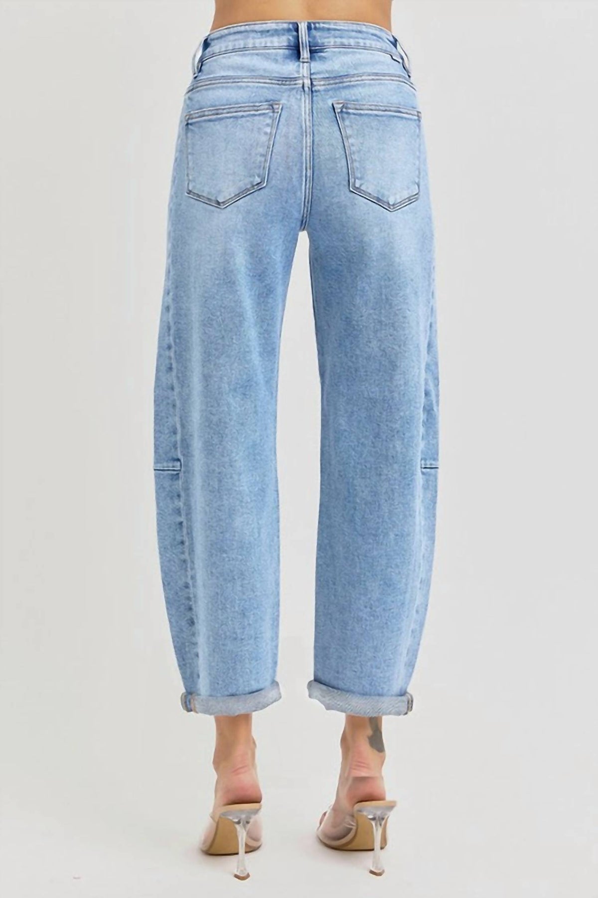 Risen - Kelsey High Rise Barrel Jean