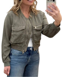 Risen - Lightweight Bomber Jacket - Plus